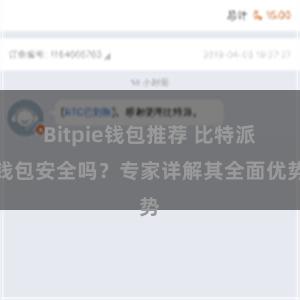 Bitpie钱包推荐 比特派钱包安全吗？专家详解其全面优势