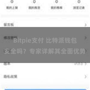 Bitpie支付 比特派钱包安全吗？专家详解其全面优势