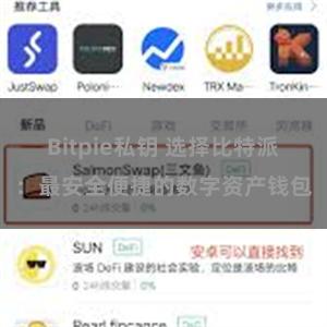 Bitpie私钥 选择比特派：最安全便捷的数字资产钱包