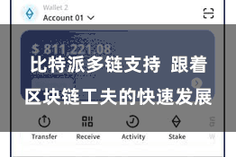 比特派多链支持  跟着区块链工夫的快速发展